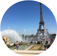 7 minutes to Trocadero Gardens