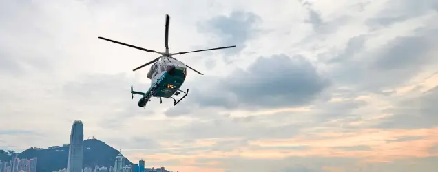Helicopter tour
