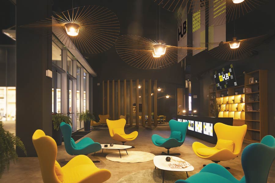 Hub. A space to be more​