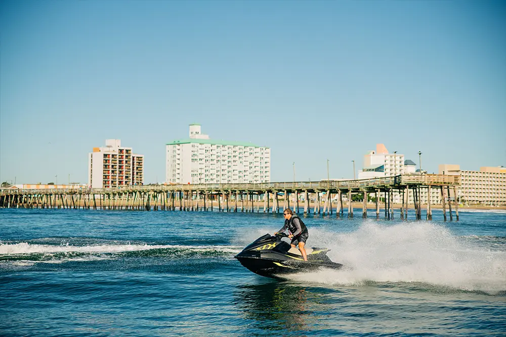 Jet Skiing Oceanfront