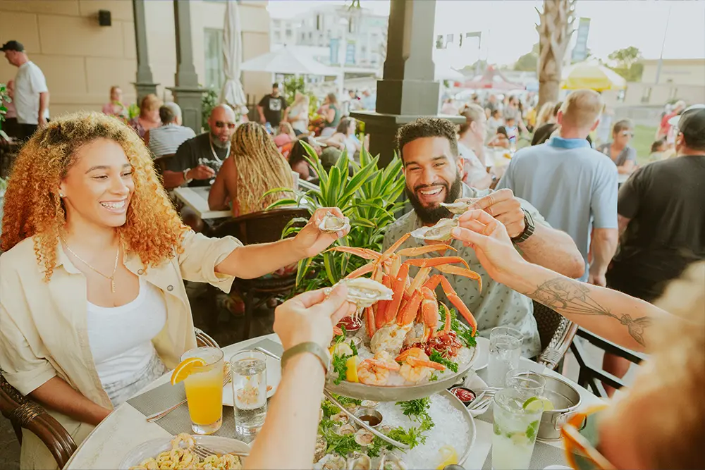 Seafood tower