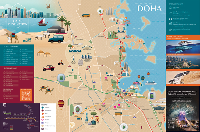 Qatar Map